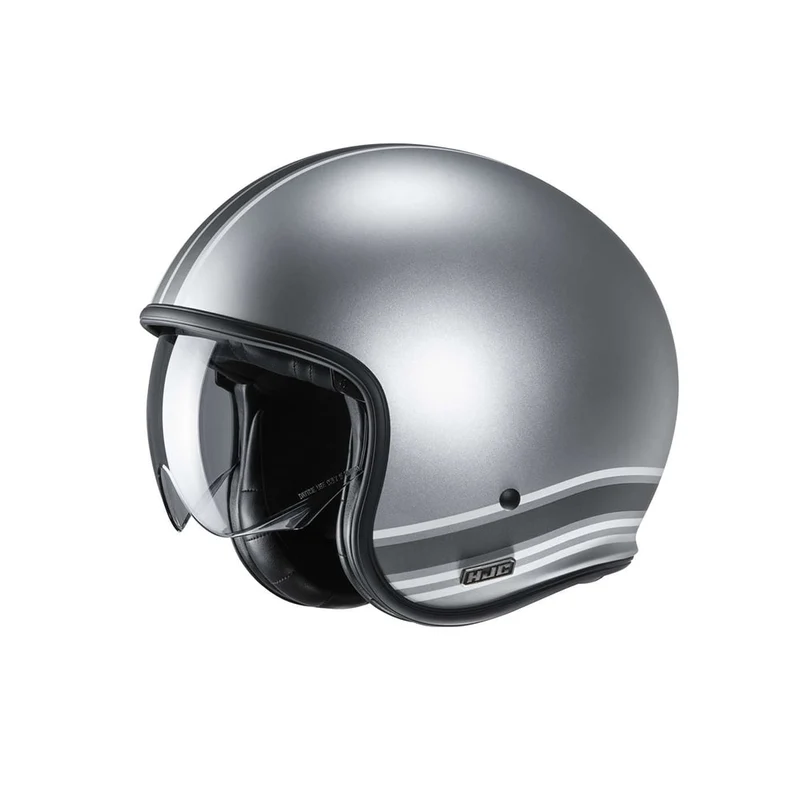 HJC V30 SENTI MC1SF Jet Scooter Casco gris mate