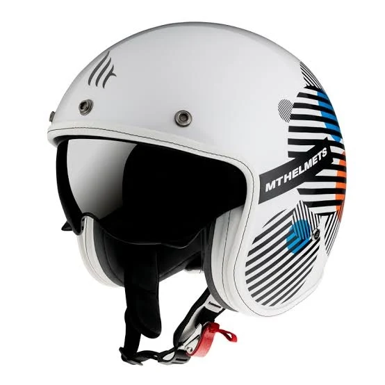 MT OF507SV LE MANS 2 SV ZERO CASCO DE MOTO A4 NARANJA PERLA BRILLO