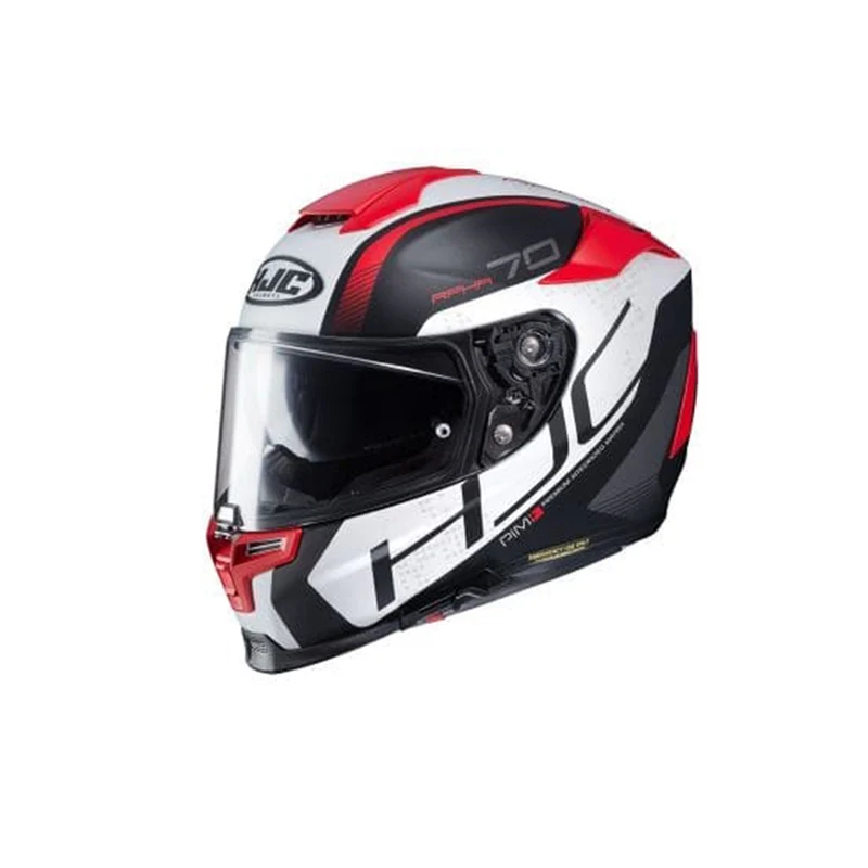 HJC V10 Grape MC1SF Moto Integral Casco Negro Mate Rojo