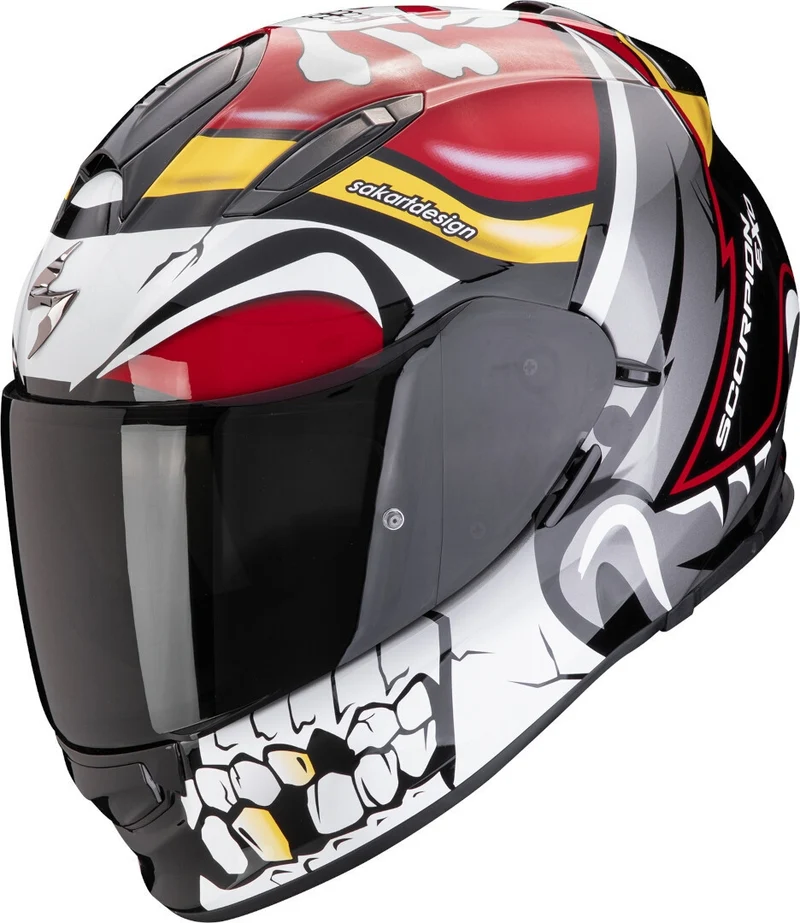 SCORPION CASCOS INTEGRALES EXO 491 PIRATE ROJO