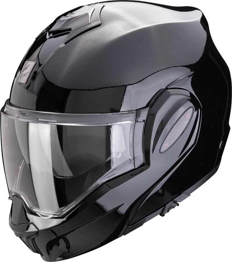 SCORPION Exo-Tech Evo Pro Solid Casco Modular Negro Metálico