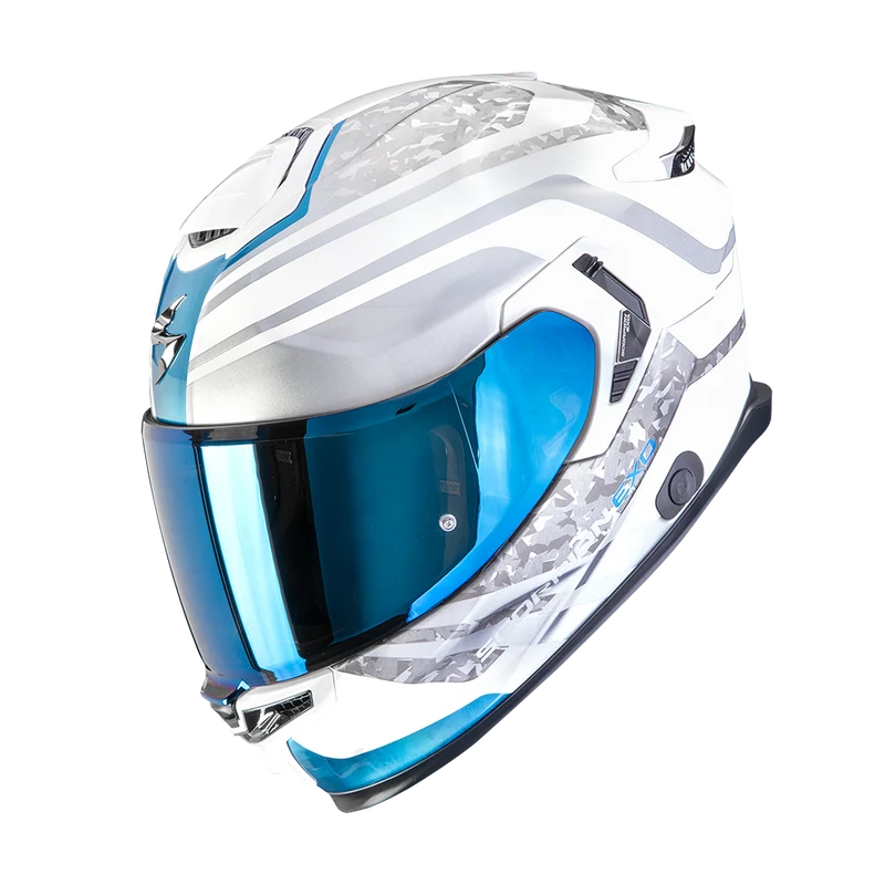 SCORPION EXO-GT SP AIR ARTEN BLANCO AZUL