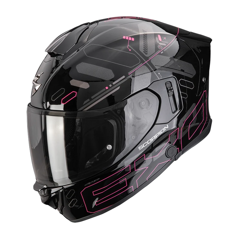 SCORPION EXO-530 AIR FOND NEGRO ROSA