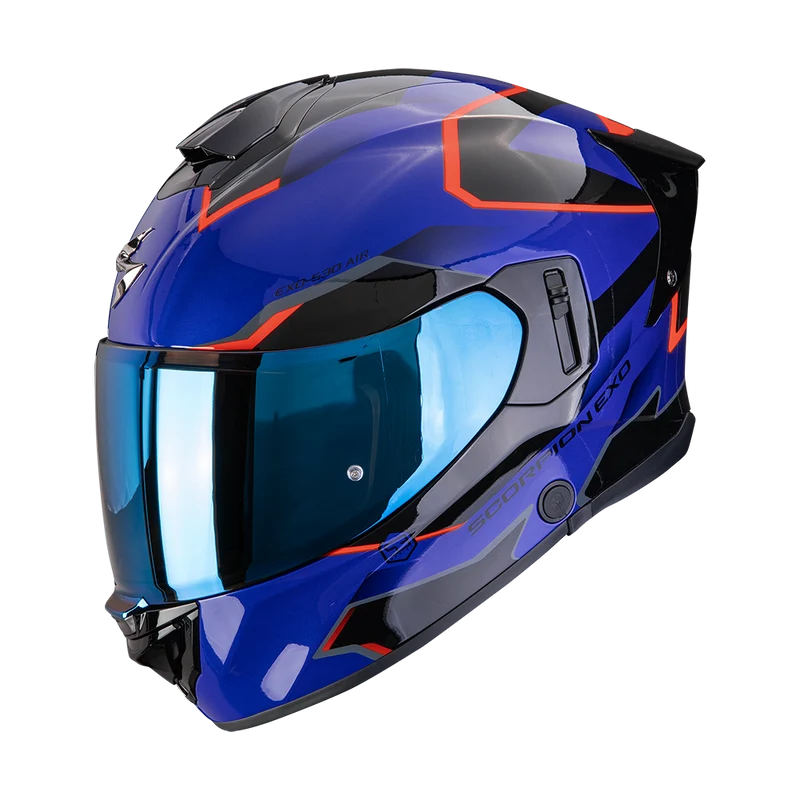 SCORPION EXO-530 AIR CLIP CASCOS INTEGRALES NEGRO AZUL ROJO