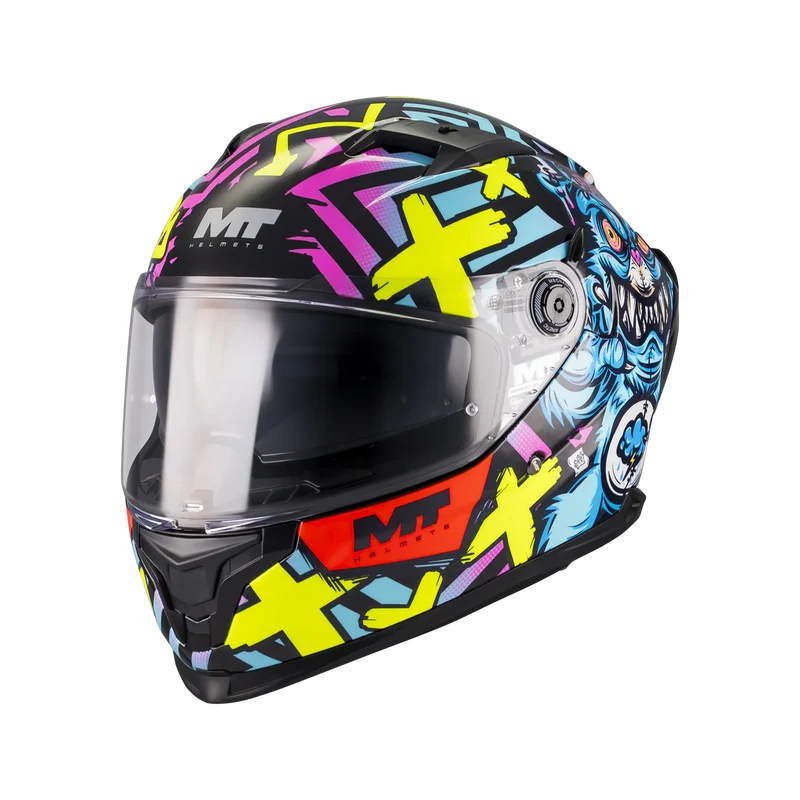 MT BRAKER SV CRAZY TEDDY INTEGRAL CASCO DE MOTO B7 GLOSS