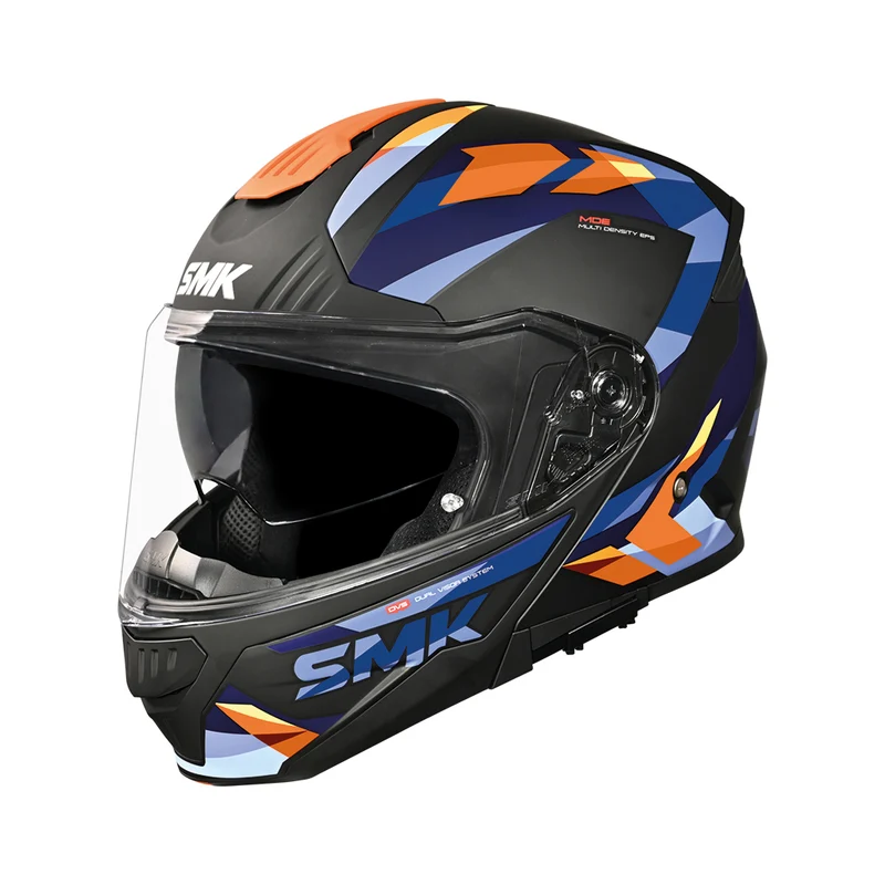 SMK GULLWING CHARGER DECORADO MATE CASCO MODULAR (MA257)