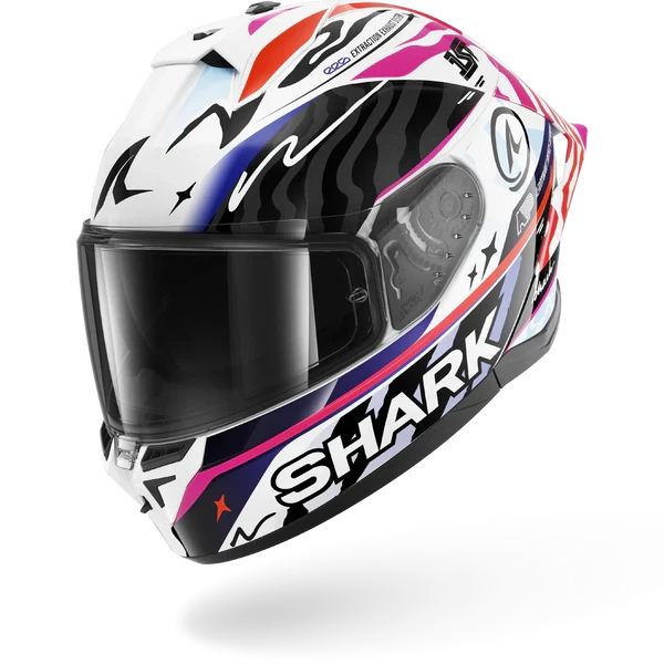 SHARK SKWAL CUP SPEED-FANCY Blanco Negro Naranja Casco De Moto