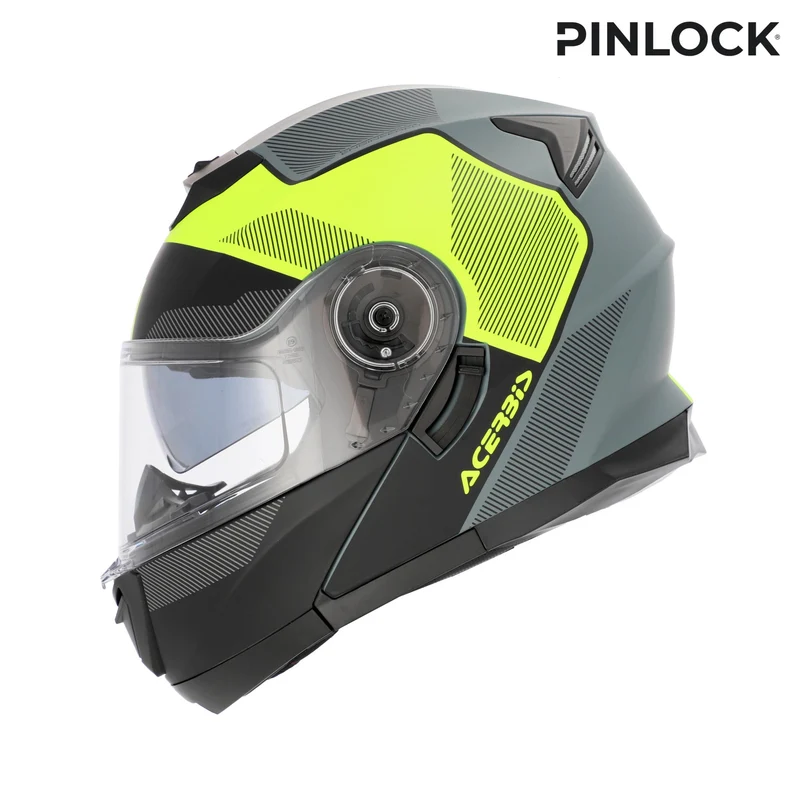 ACERBIS CASCO SEREL 22.06 NEGRO AMARILLO FLOU