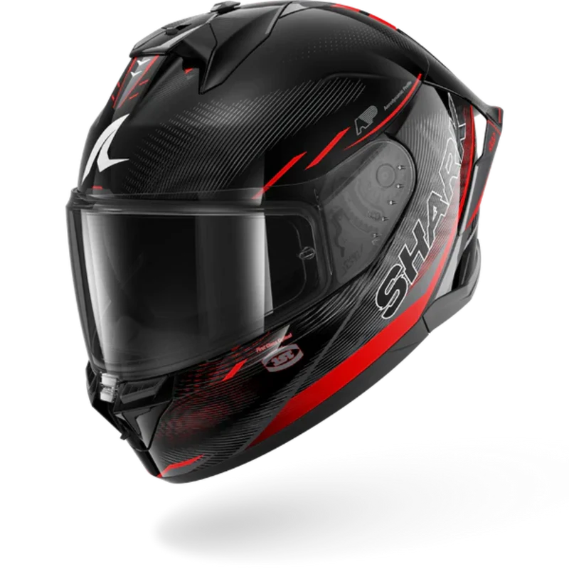 SHARK SKWAL CUP SPEED-TECH Negro Rojo Anthra Casco De Moto