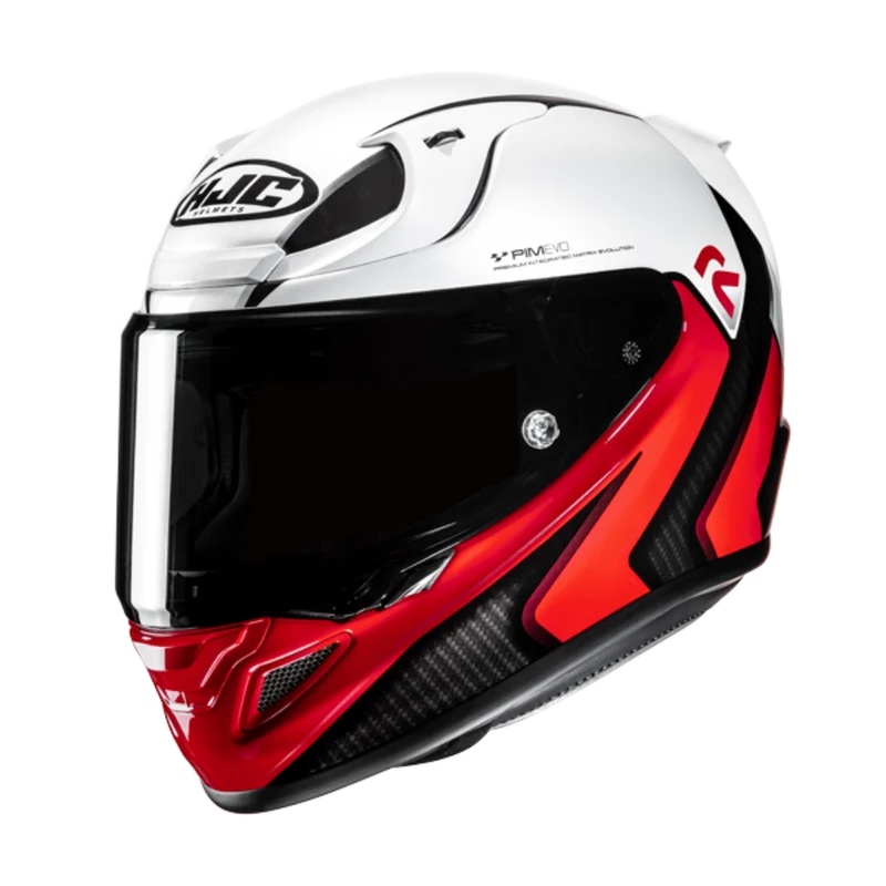 HJC RPHA 12 KOS MC1 CASCO DE MOTO BLANCO ROJO NEGRO