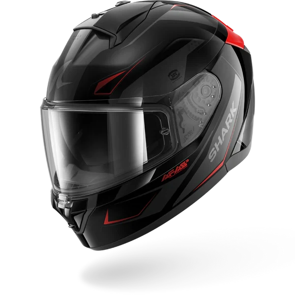 SHARK RIDILL 2 MEKARIUM NEGRO Anthra Rojo Casco De Moto