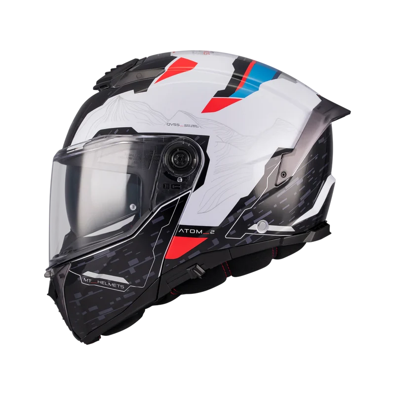 MT FU404SV ATOM 2 SV HIGHLANDS MODULAR CASCO DE MOTO A7 BRILLO