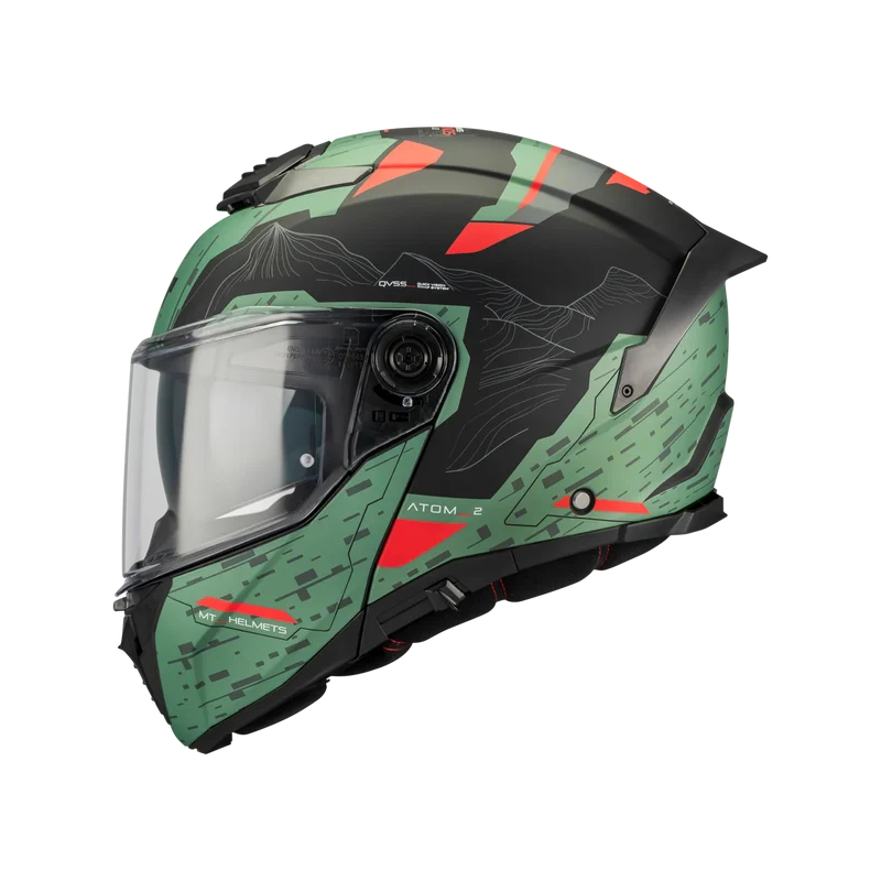MT FU404SV ATOM 2 SV HIGHLANDS MODULAR CASCO DE MOTO C6 MATE