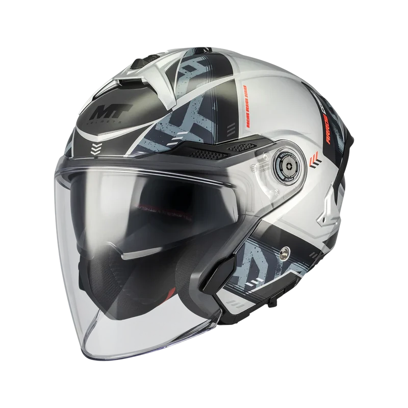 MT OF515SV COSMO SV ARROW CASCO DE MOTO C2 BRILLO