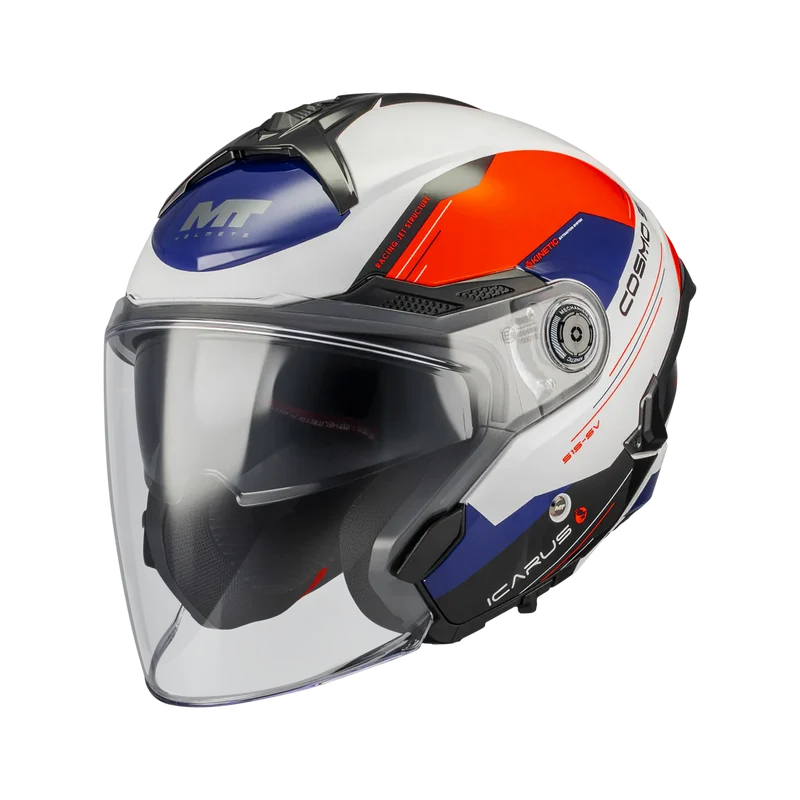 MT OF515SV COSMO SV ICARUS CASCO DE MOTO A5 BRILLO