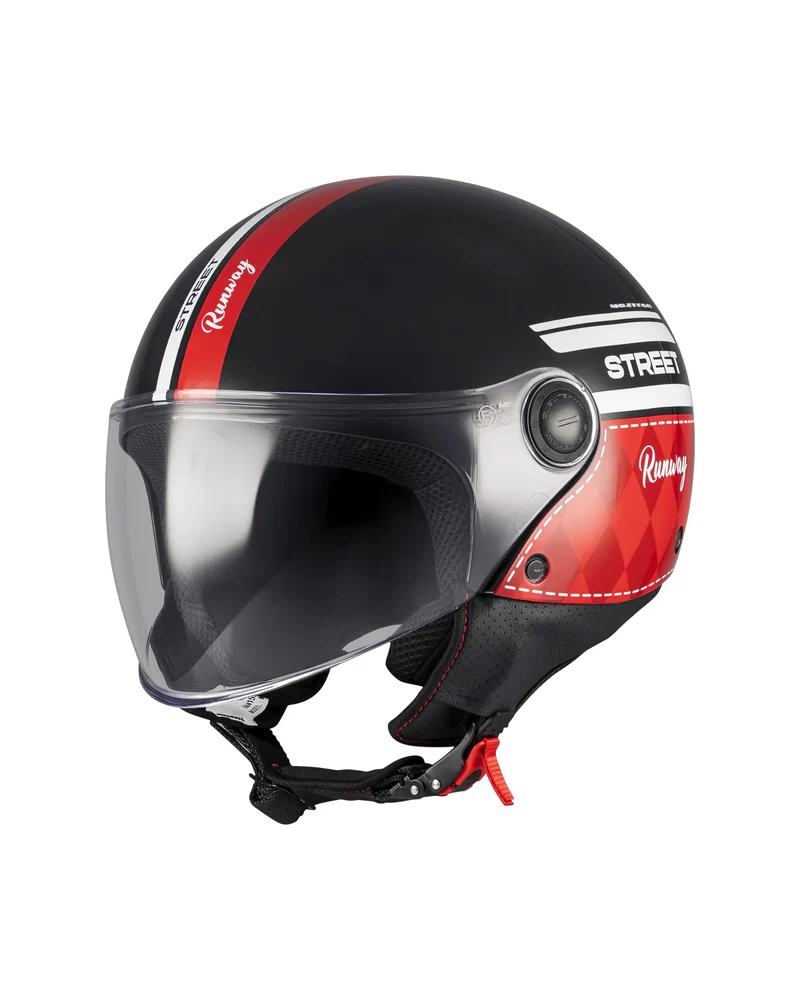 MT OF501 B STREET S RUNWAY MODULAR CASCO DE MOTO B5 BRILLO