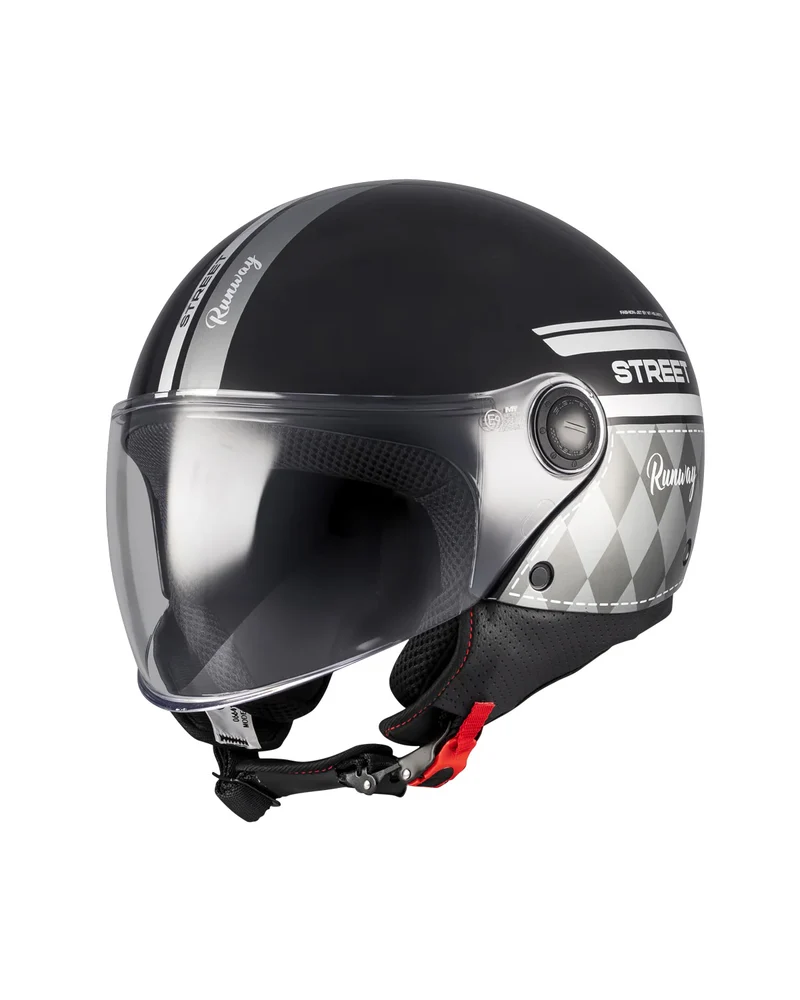 MT OF501 B STREET S RUNWAY MODULAR CASCO DE MOTO B2 BRILLO