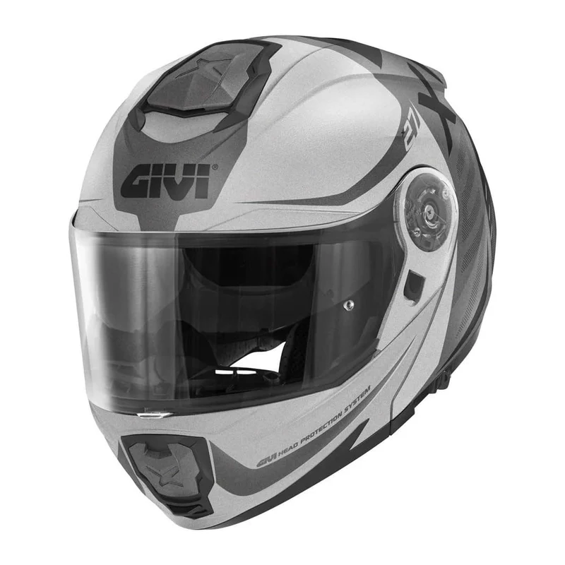 GIVI X27 Mod Dimension Motocicleta Modular Abatible Casco Negro
