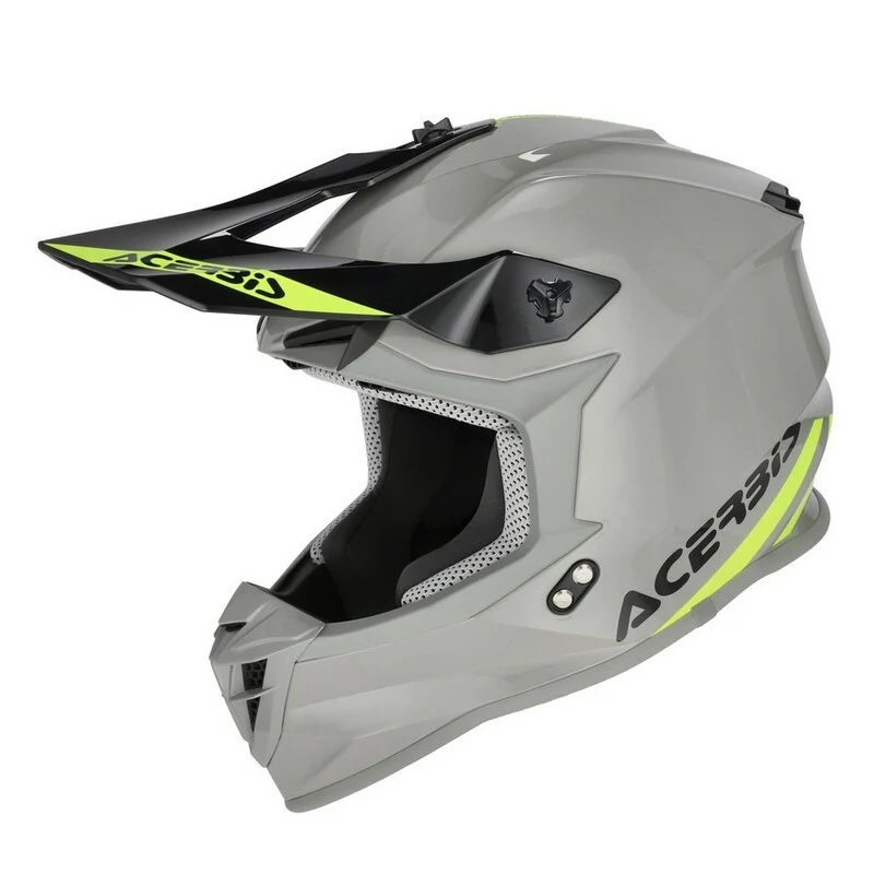 ACERBIS LINEAR 22-06 SOLID COLOR 131 CASCO MOTOCROSS DE MOTO GRIS 2