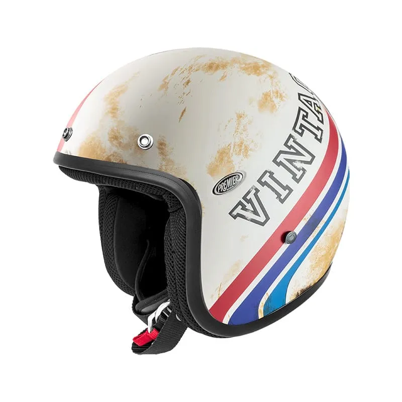 PREMIER CLASSIC BTR 12 BM Estilo Retro Scooter Cara Abierta Casco