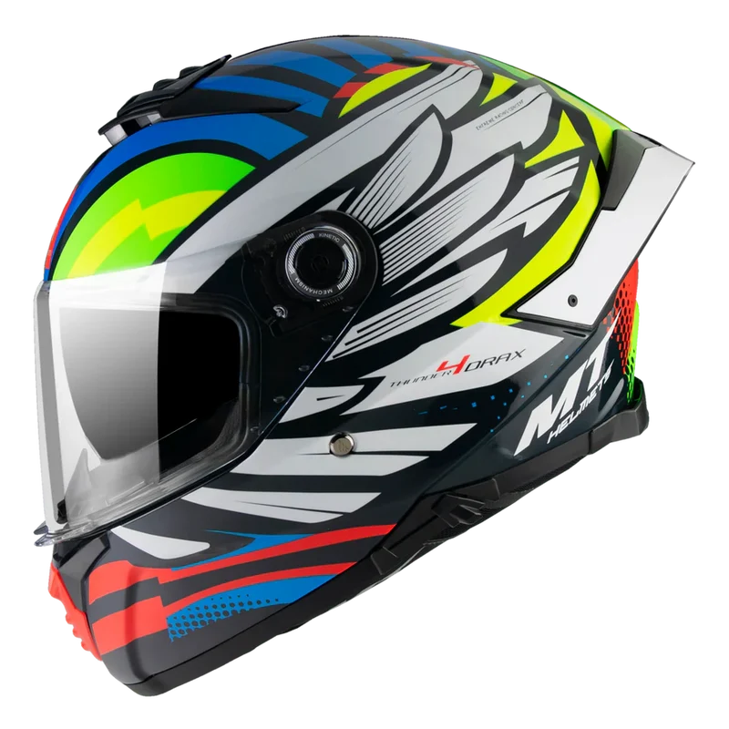 MT THUNDER 4 SV DRAX INTEGRAL DEPORTIVO CASCO DE MOTO B7 BRILLO