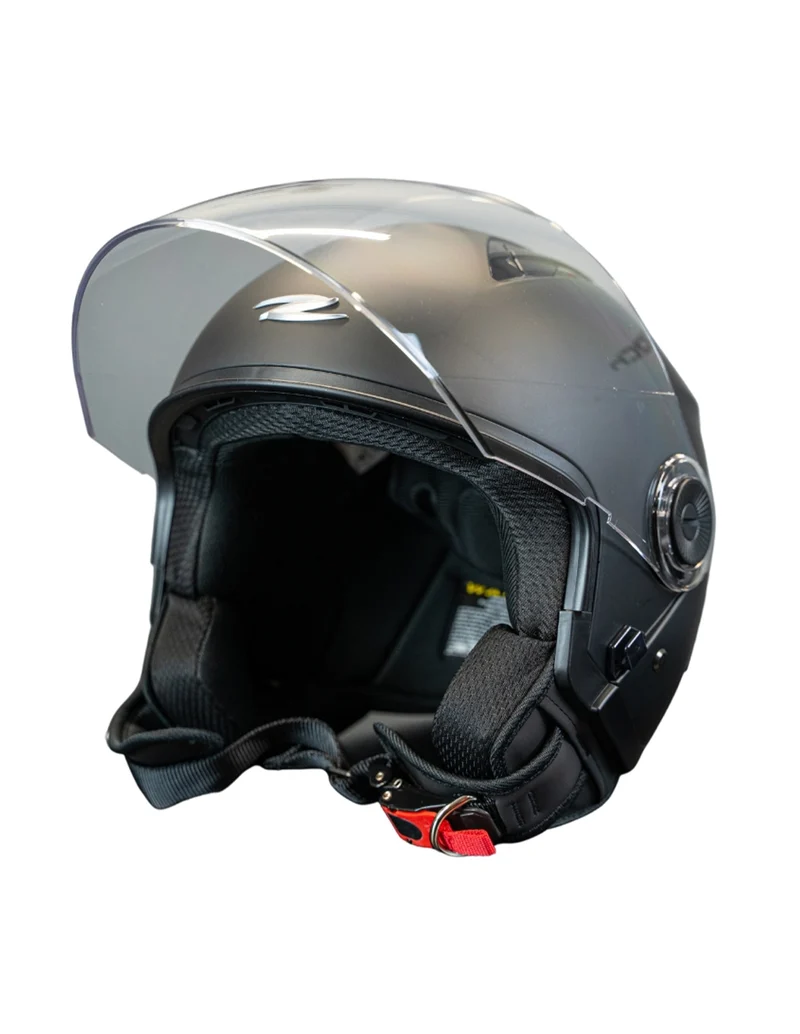 ZEUS CASCO JET ZS-617 MATE/NEGRO