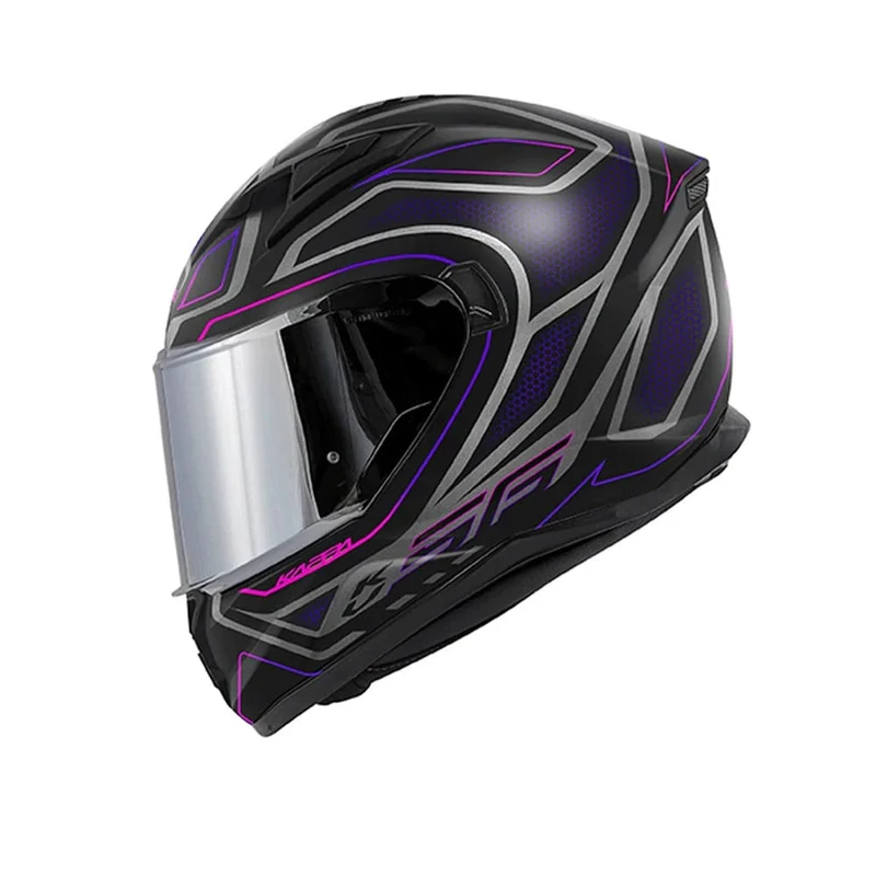KAPPA KV56 Moto Integral Mujer Casco Negro Mate Rosa