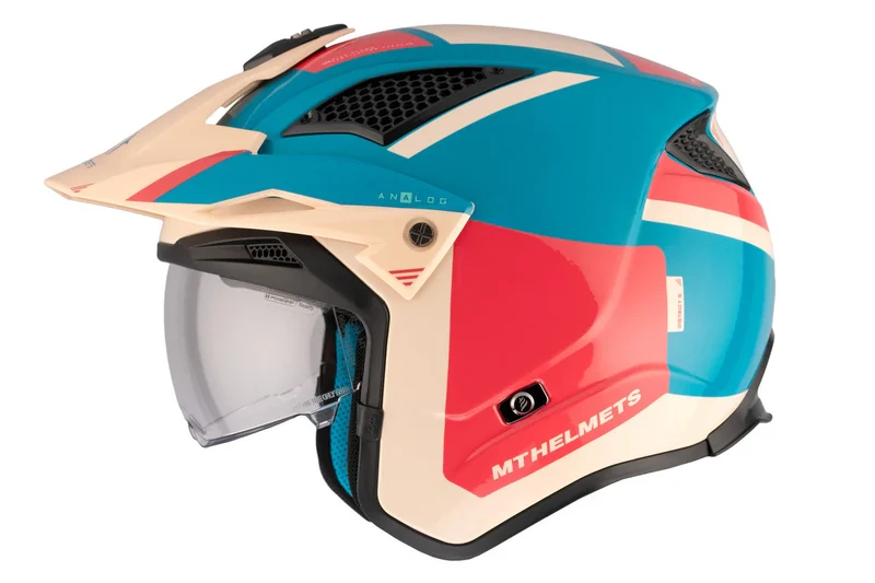 MT DISTRICT SV S ANALOG CASCO DE MOTO D7 BRILLO
