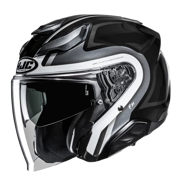 HJC F31 BASK MC5 Casco Jet De Moto