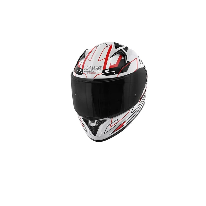 GIVI -CASCO FULL 50.9 /ASSAULT C/PLBLANCO/NEGRO/ROJO (SABW)
