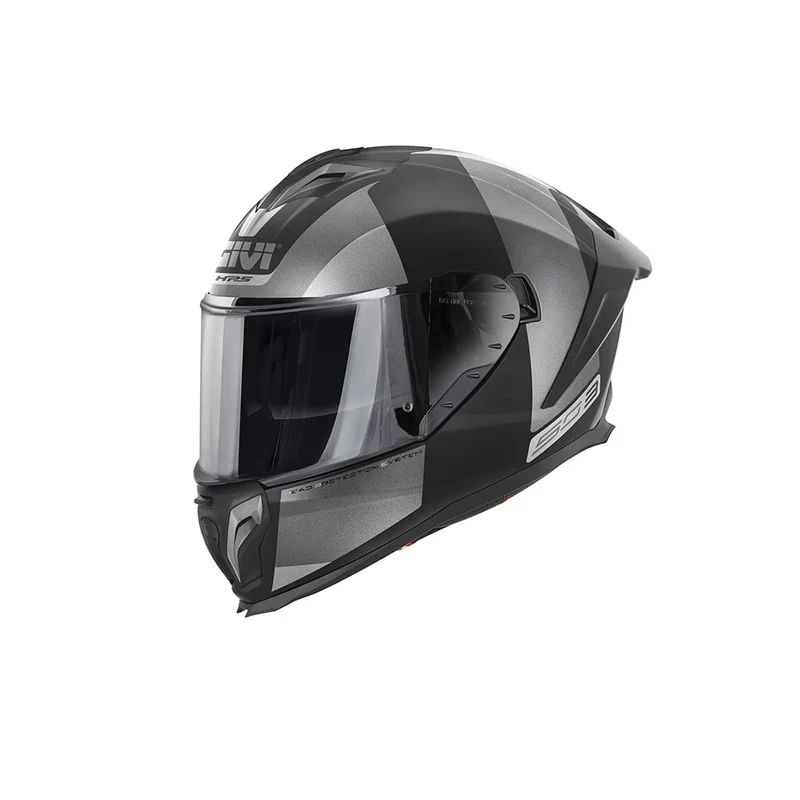 GIVI H503 VISION Casco Integral Para Moto Titanio Negro Mate