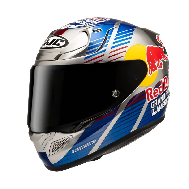 HJC RPHA12 RED BULL AUSTIN GP 2 MC21 DE MOTOCICLETA CASCO INTEGRAL