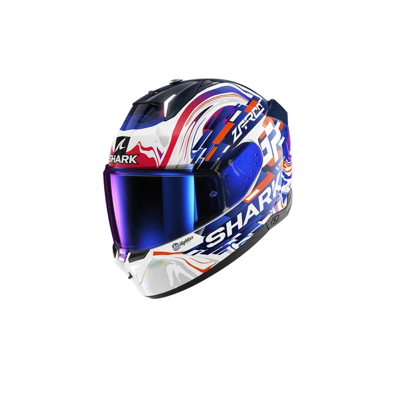 SHARK CASCO SKWAL i3 REPLICA ZARCO GP DE FCE Blanco Violeta Azul