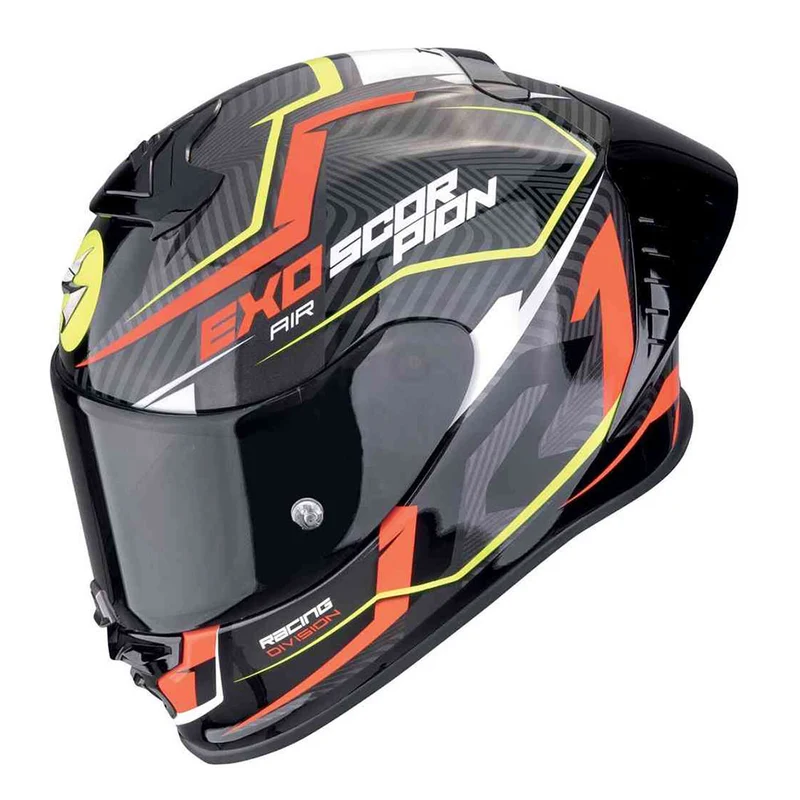 SCORPION EXO-R1 EVO AIR II COUP INTEGRAL CACSO Negro Rojo Amarillo Neón