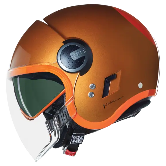NOLAN N21 VISOR OCIO 348 Jet Casco Ocra Arancione