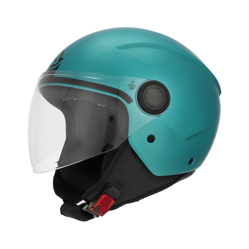 ACERBIS CASCO JET BREZZA METALLIC TURQUESA