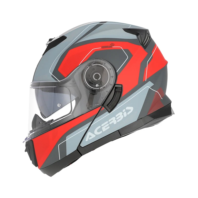 ACERBIS CASCO MODULAR SEREL 22.06 GRIS ROJO