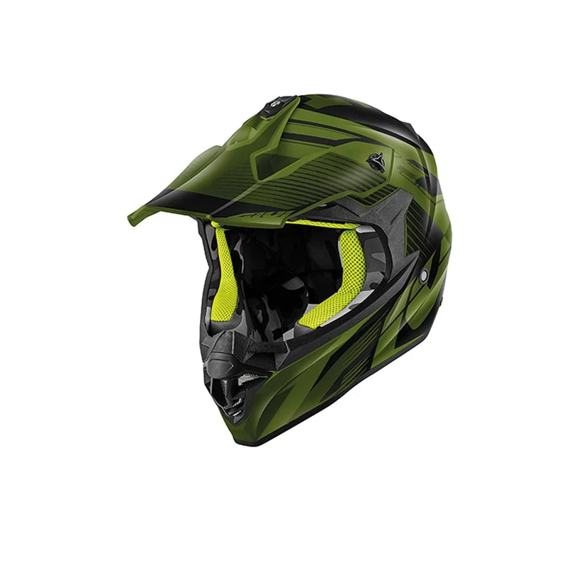 GIVI 60.1 FRESH CASCO DE MOTOCROSS NEGRO/VERDE/AMARILLO