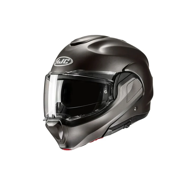 HJC F100 UNI casco modular de moto Semi Mate Titanium