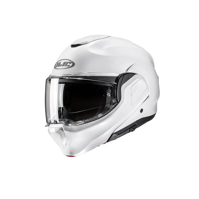 HJC F100 UNI casco modular de moto integral Perla blanca
