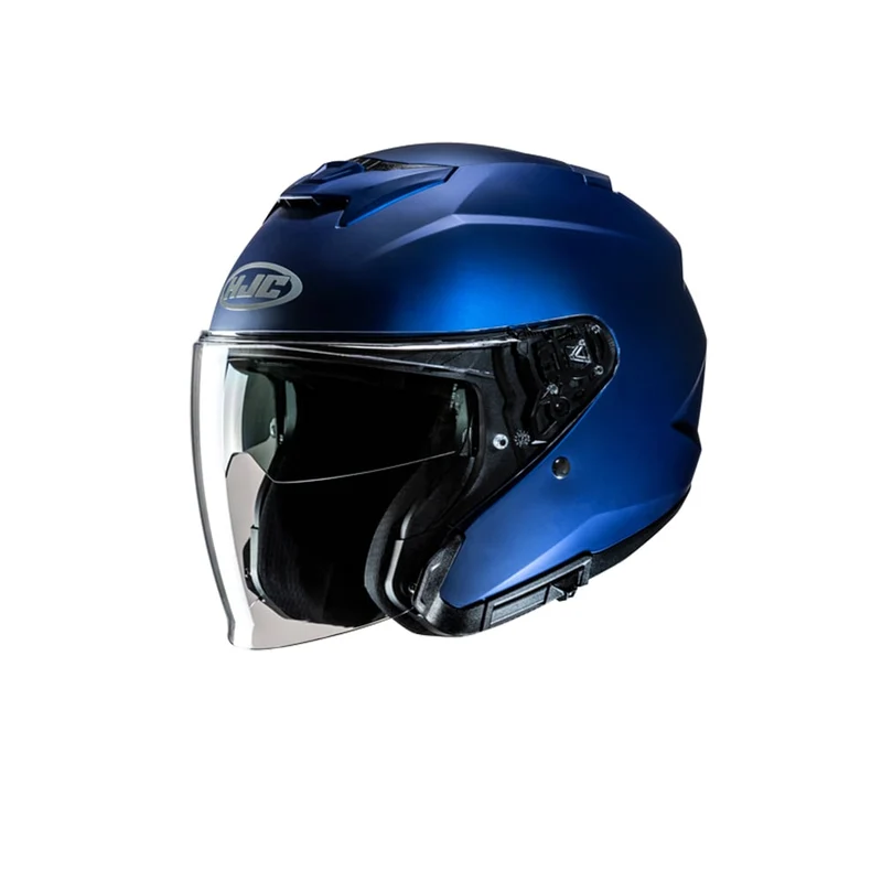 HJC i31 Casco abierto para moto S.flat azul metalizado