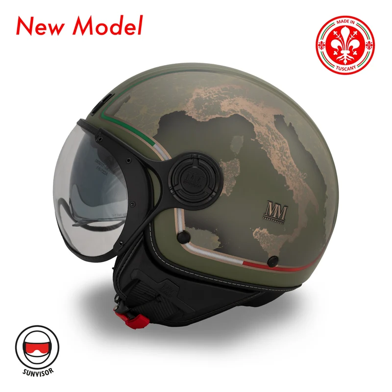Casque Italia Verde Avanguardia MM Independent