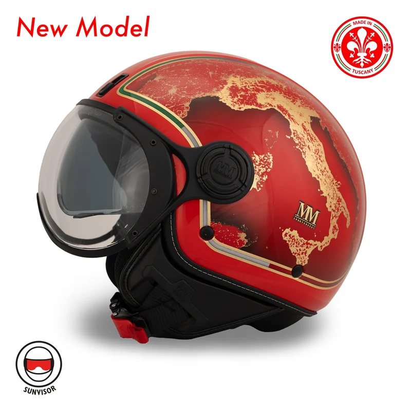 Casque Italia Rosso Eclissi MM Independent