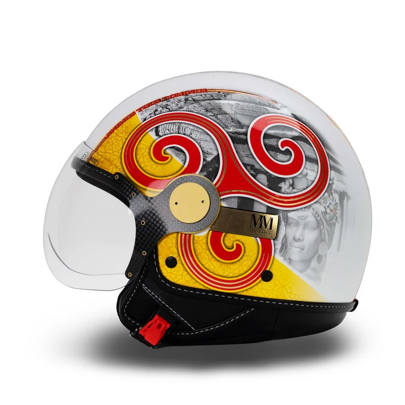 Casque Sicilia Trinacria 2.0 Jaune-Rouge ÉDITION LIMITÉE MM Independent
