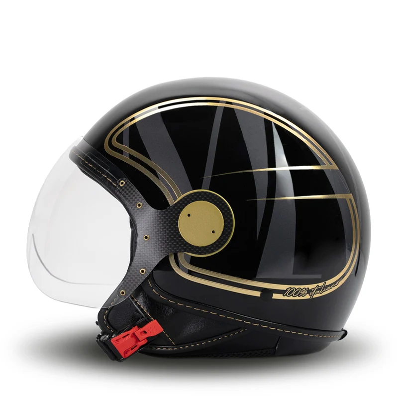 Casque Elegant en noir et or MM Independent