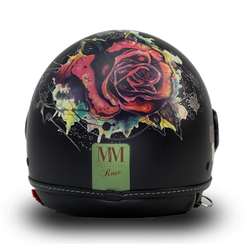 Casque Tattoo Rose Noir MM Independent