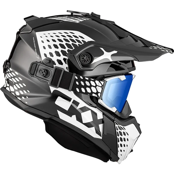 CKX Titan Original Helmet - Trail and Backcountry Viper - 210° Goggle Included