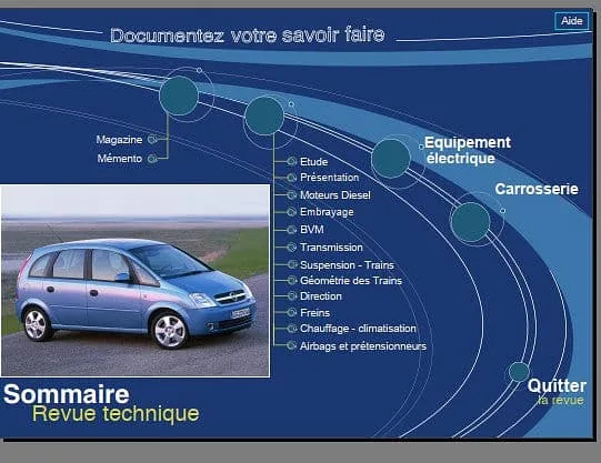 Manuel de réparation Opel Meriva 2003
