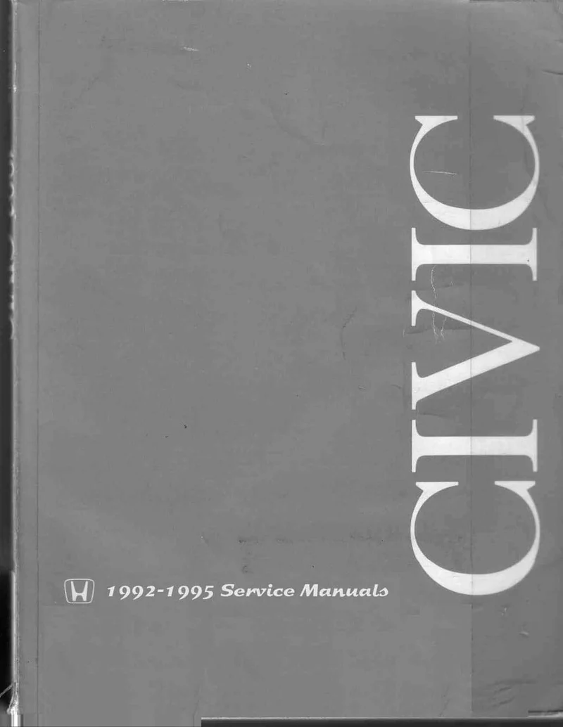 manuel de réparation Honda Civic 1992 1995