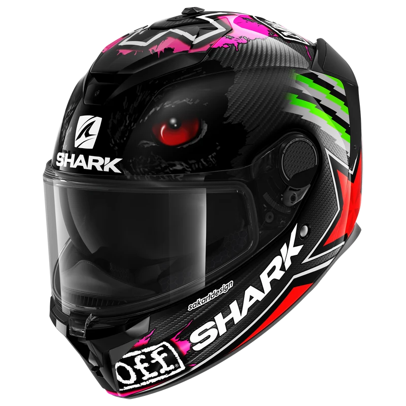 SPARTAN GT CARBON REPLICA REDDING Carbon Red Green